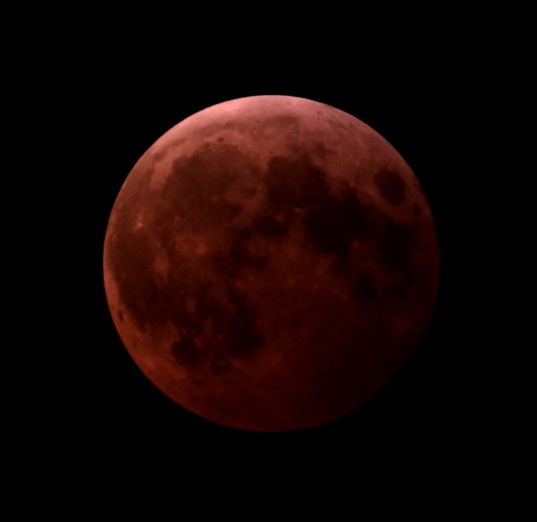The copper-red Moon during the 2025 lunar eclipse