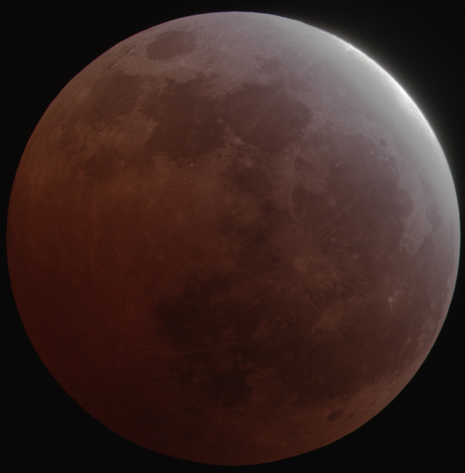 A composite view of the Moon during the 2026 lunar eclipse